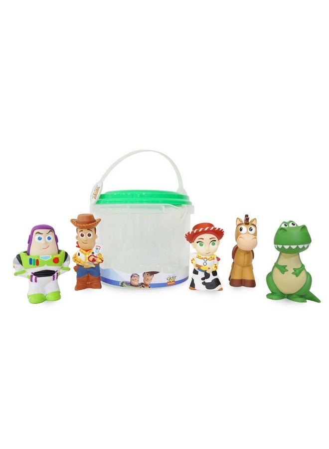 Disney store مجموعة استحمام رسمية من ديزني (قصة لعبة) - ملحقات استحمام للأطفال مع شخصيات ديزني المحبوبة - أساسيات وقت الاستحمام الملونة والممتعة للأطفال - مناسبة لجميع الأعمار - Image 1