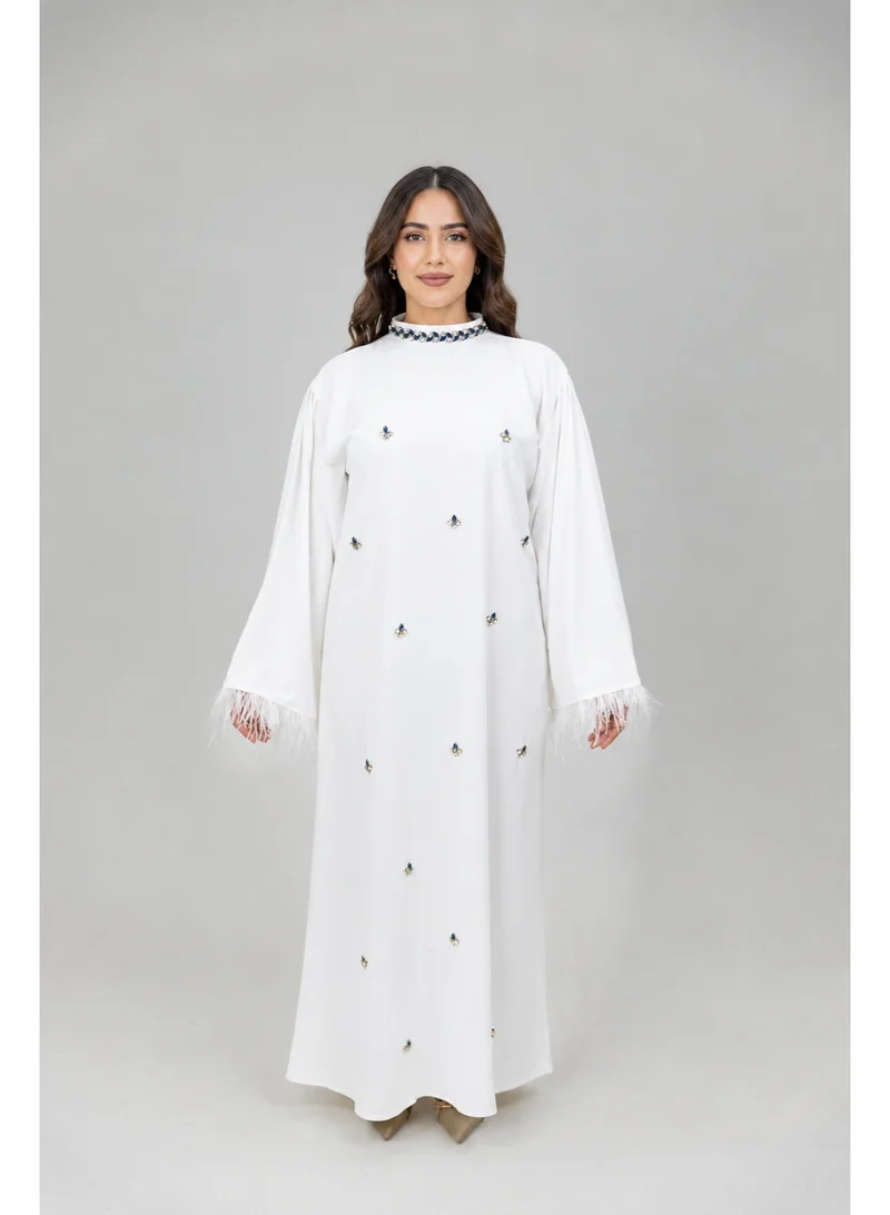 Ophelia Ophelia Lumine Serenity Pearl Abaya | Elegant Modest Wear for Women