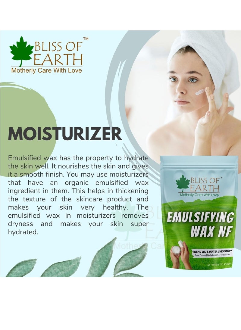 BLISS OF EARTH Bliss of Earth 8 OZ Emulsifying Wax NF Cosmetic Grade Wax Best for Thickening Soap Lotion Body Moisturizer & DIY Products 227gm  - Image 5