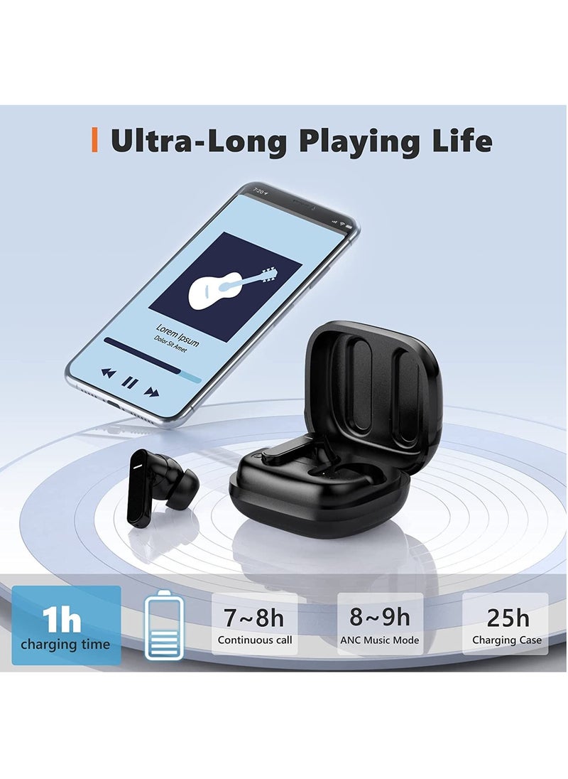 VKL Wireless Earbuds, Active Noise Cancelling Bluetooth Earbuds, Earphones with 35H Playtime, In-Ear Detection, Touch Control, ENC Tech for Clear Calls, Bluetooth , USB-C Quick Charge, IPX7 Waterproof  - Image 5