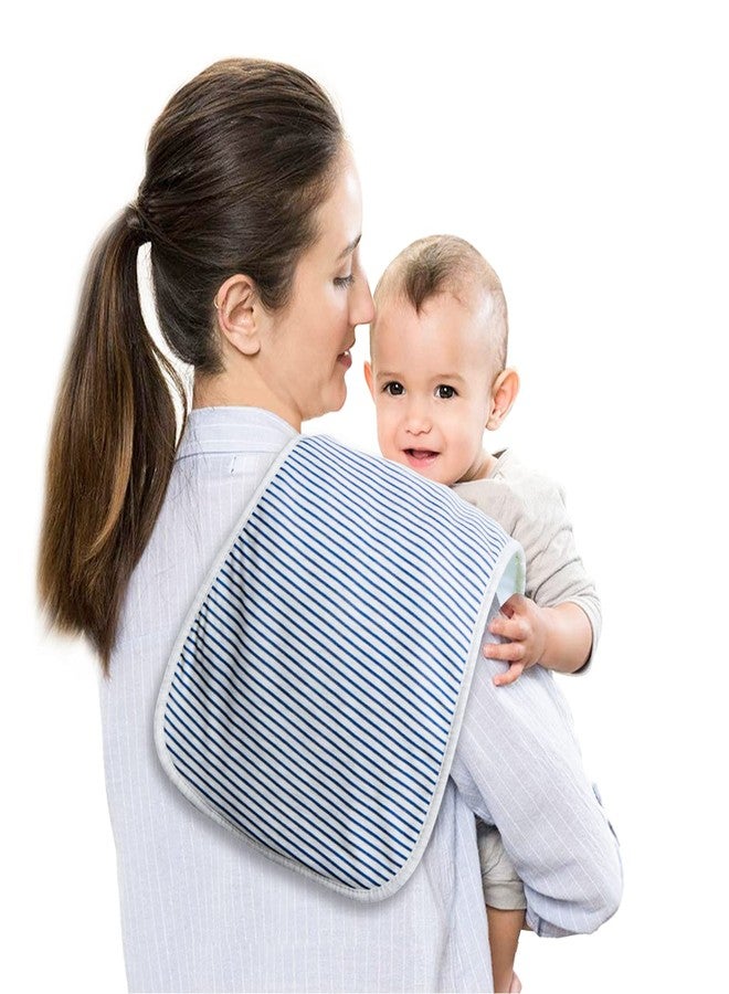 Hakochia Burp Cloths for Baby Boy & Girl Organic Cotton Large Unisex Burp Clothes Extra Absorbent Soft Neutral Burping Rags Spit Up Cloth Sets for Newborns 8 Pack - Image 4