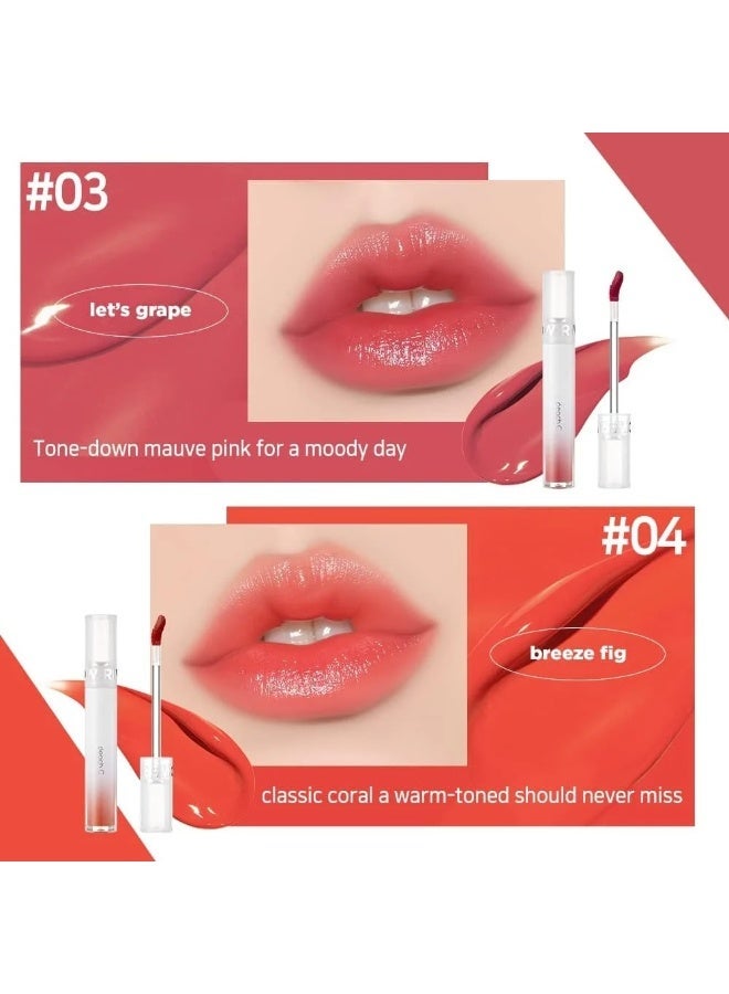 تنت الشفاه الكوري ريفر جلو من بيتش سي - درجة 04 بريز فيج (4.2 جم) - Image 3