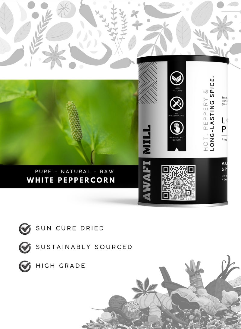 AWAFI MILL Long Pepper (Pippali/Thippilli, Piper longum) | Aromatic Pepper Spikes for Curries - 200 g | 7 Oz - Image 3