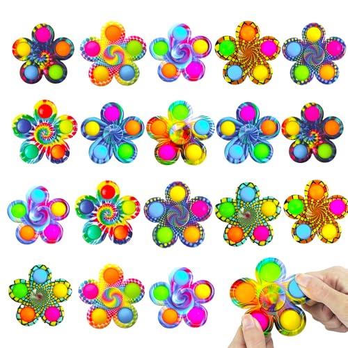 Chilvil Easter Basket Stuffer for Kid 18 PCS Fidget Spinner Toys Bulk for Kids Party Favor Anxiety Toy ADHD Autism Product for Teen Adults Birthday Gift Classroom Treasure Box Prize Activities - Image 1