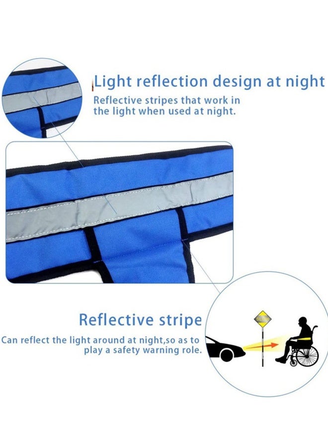 Wheelchair Seat Belt Medical Hospital Straps Vest Full Body Harness Adjustable Buckles Non Slip Anti Fall and Keep User Upright Wheelchair Safety Belt for Elderly Patients Disabled - Image 4