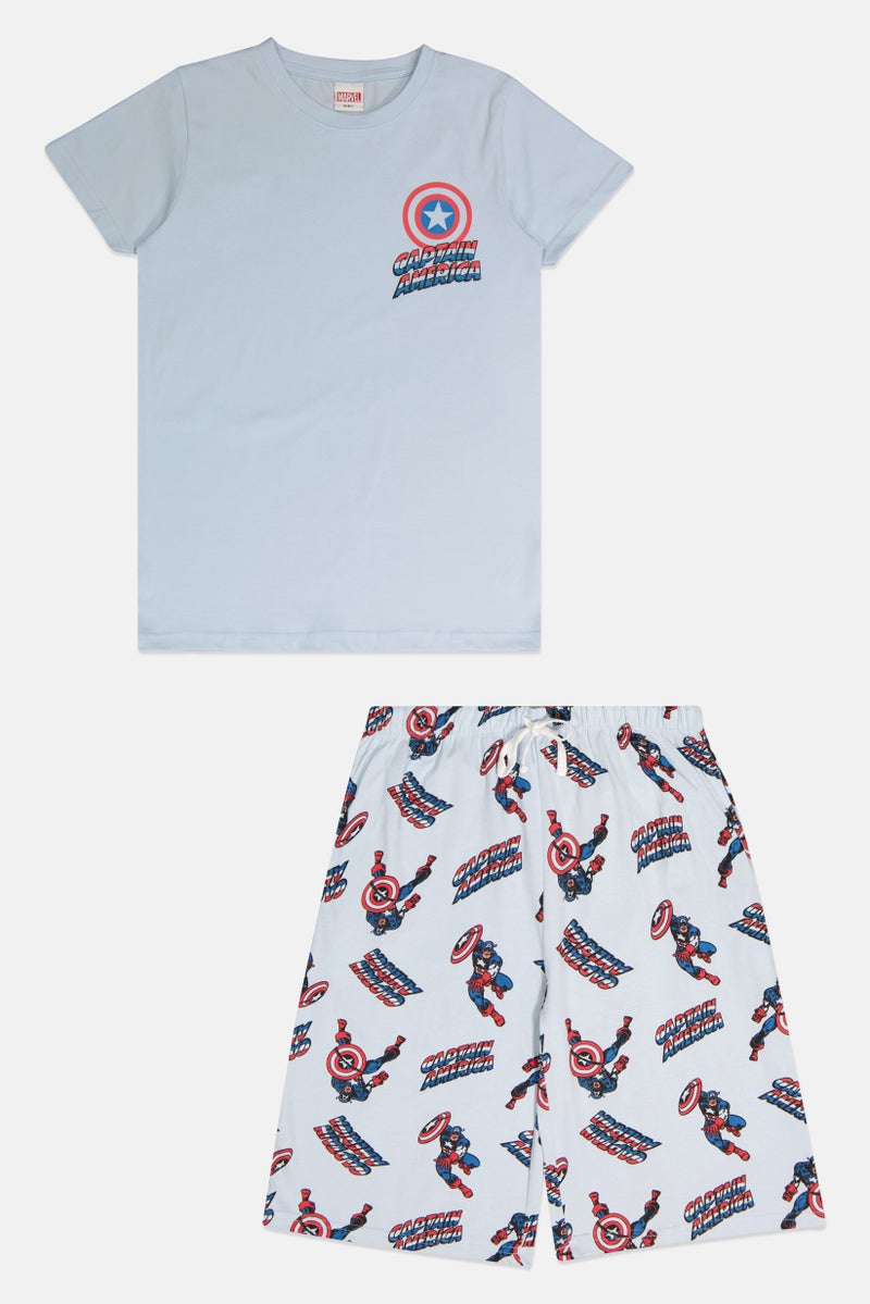 MARVEL Kids Boy 2 Pieces Short Sleeve Graphic Pyjama T-Shirt And Short Set, Multicolor - Image 2