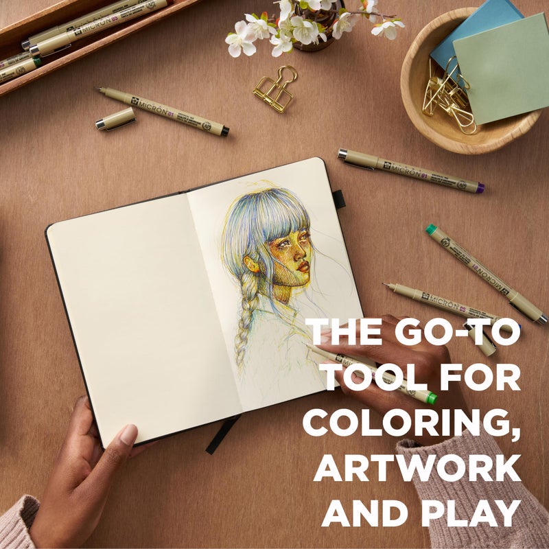 SAKURA 30065 6-Piece Pigma Micron (Colors may vary) 05 Ink Pen Set - Image 3