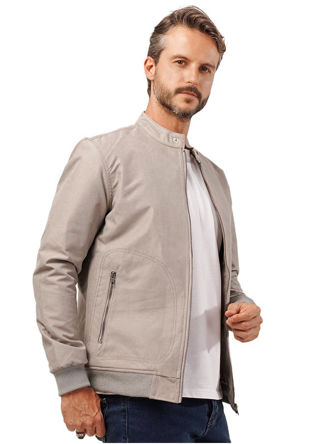 Men's Gabardine Jacket - With Collar Water Proof- Shania - pzsku/ZEAFB5EFC7CB9D743E831Z/45/_/1729162092/a82ec1c5-cbf0-47bc-8d1a-b50626571619