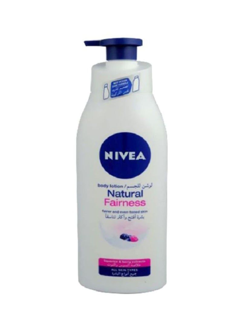 Nivea لوشن الجسم الطبيعي لتفتيح البشرة 400 مل