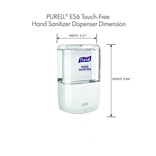 PURELL ES6 Automatic Hand Sanitizer Dispenser, White, Compatible with 1200 mL PURELL ES6 Automatic Hand Sanitizer Refills (Pack of 1) - 6420-01 - Image 5