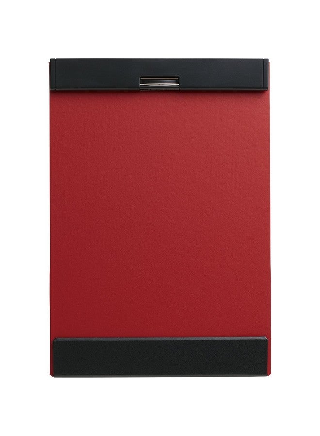 KING JIM 5085 Red Clip Board Mag Flap Notepad Clip A4 Short Edge - Image 1