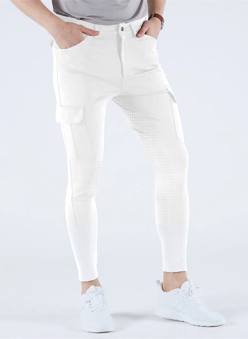 general Full Seat Riding Breeches Men Pocket Equestrian Horse Riding Pants - Image 1
