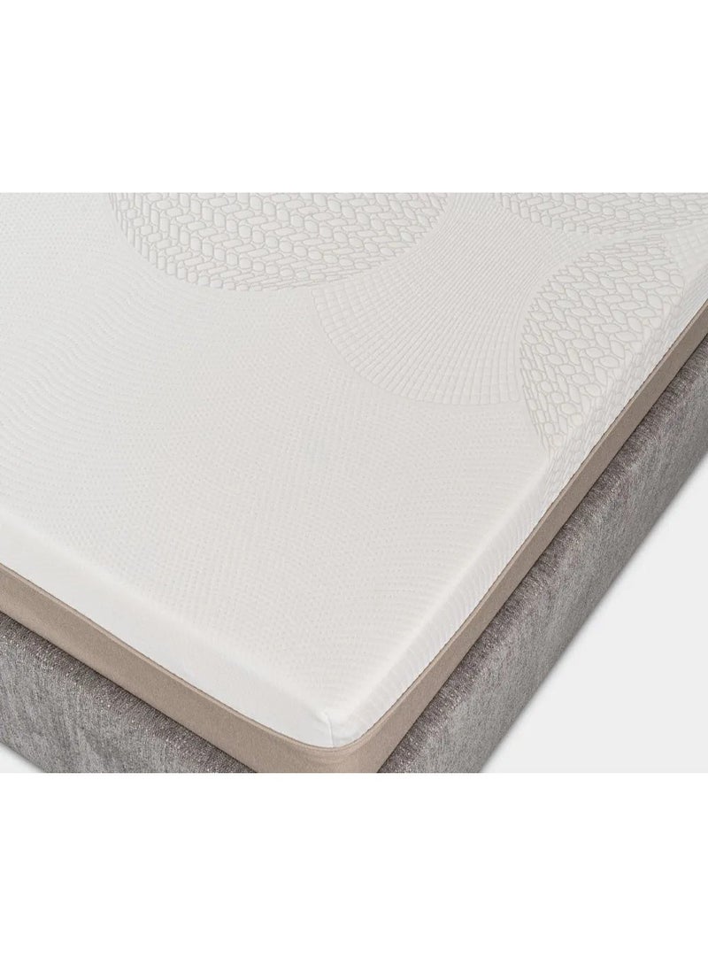 SAPSA BEDDING Raboso Mattress with Memory Foam Latex and Polyurethane Foam Natural Cement - Image 4