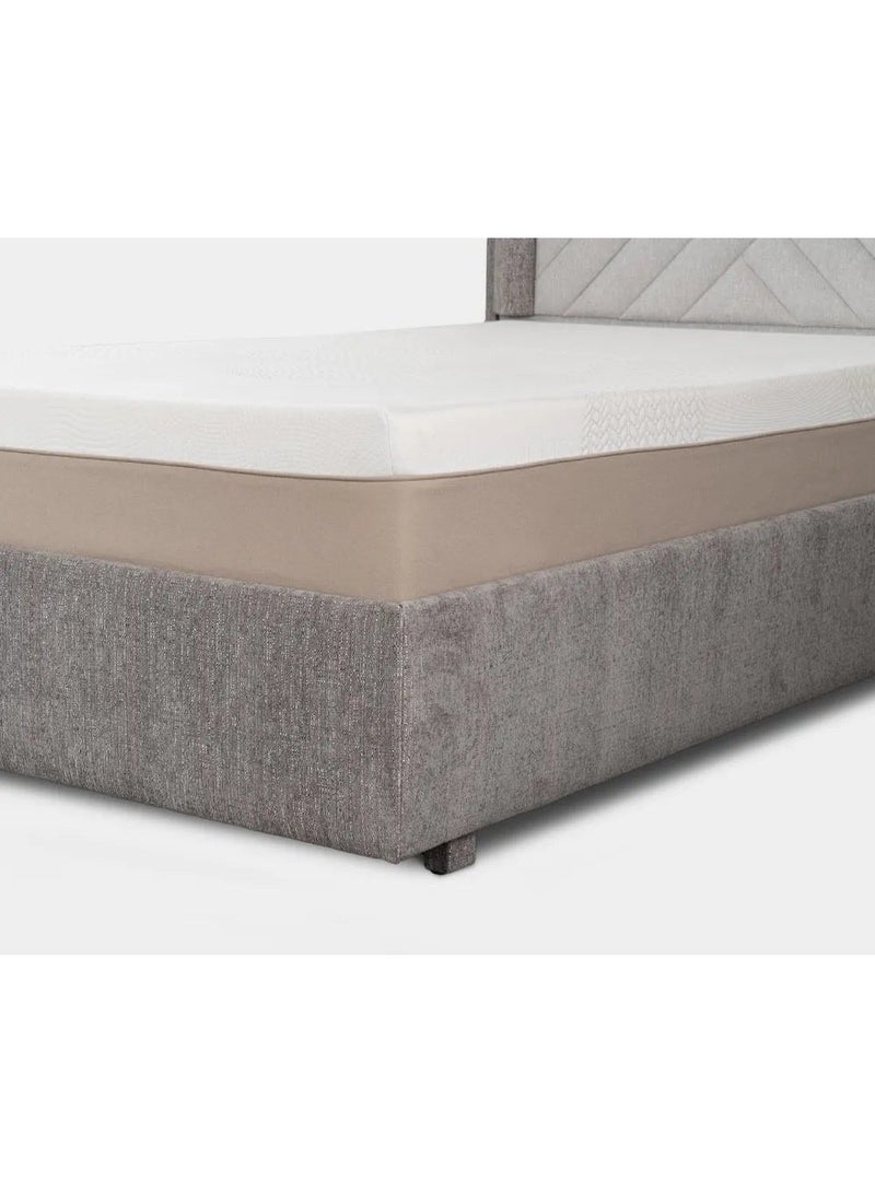 SAPSA BEDDING Raboso Mattress with Memory Foam Latex and Polyurethane Foam Natural Cement - Image 3