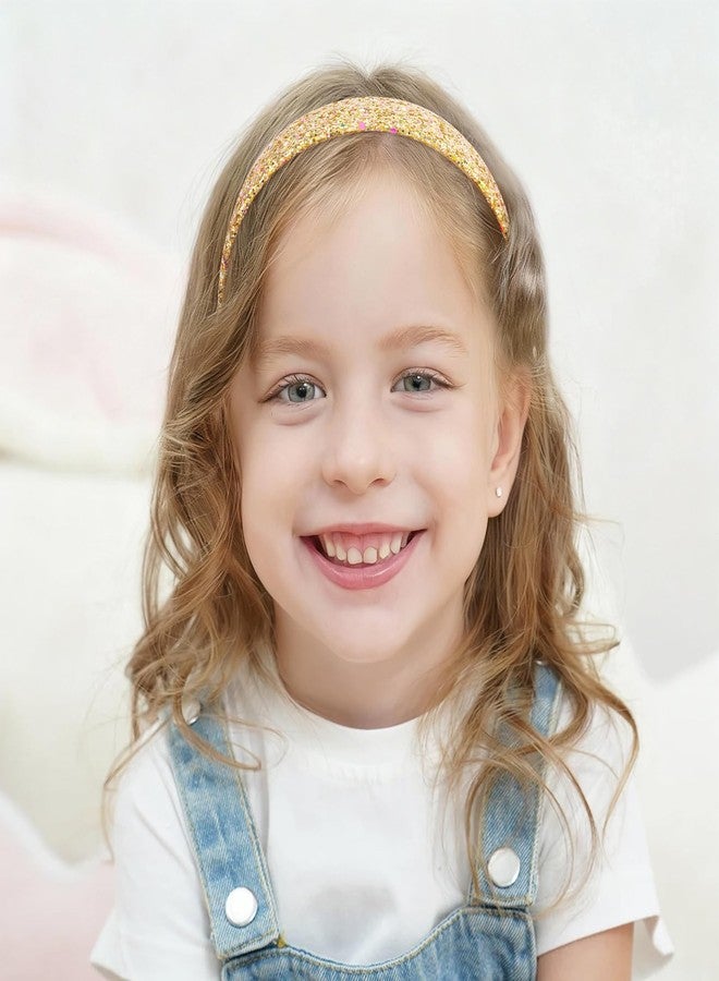 شاناكو أطواق شعر شاناكو لعيد الميلاد للنساء، إكسسوارات شعر رائعة للفتيات، 4 قطع، ألوان أحمر، أخضر، أبيض، وذهبي، مانعة للانزلاق، مزينة بالترتر، طوق شعر عريض، هدايا مثالية للحفلات. - Image 5