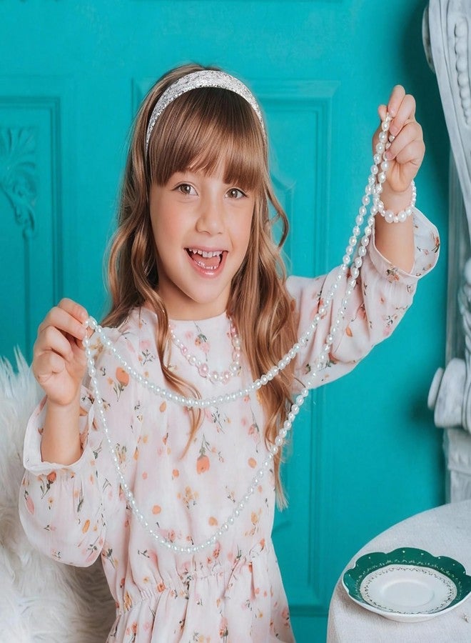 شاناكو أطواق شعر شاناكو لعيد الميلاد للنساء، إكسسوارات شعر رائعة للفتيات، 4 قطع، ألوان أحمر، أخضر، أبيض، وذهبي، مانعة للانزلاق، مزينة بالترتر، طوق شعر عريض، هدايا مثالية للحفلات. - Image 3