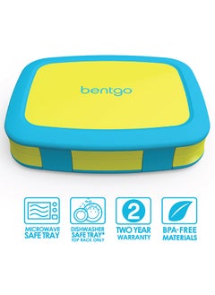 Bentgo Bento Style Kids Brights Lunch Box - Citrus Yellow  - Image 3