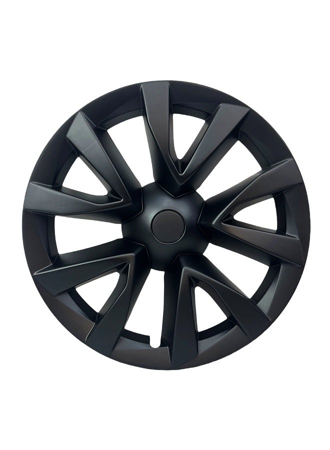 HPS 18-Inch Wheel Covers for Tesla Model 3 – Matte Black/Grey | Modern Aero Style | ABS Material – Set of 4 - Image 1