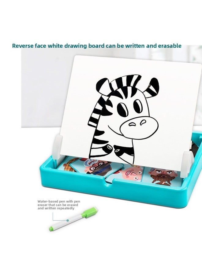 لعبة أحجية مغناطيسية للأطفال بعمر 2-3-4-5 سنوات للأولاد والبنات، التعليم المبكر للأطفال، ذكاء الأطفال-اللون: شخصيات القراصنة - Image 4