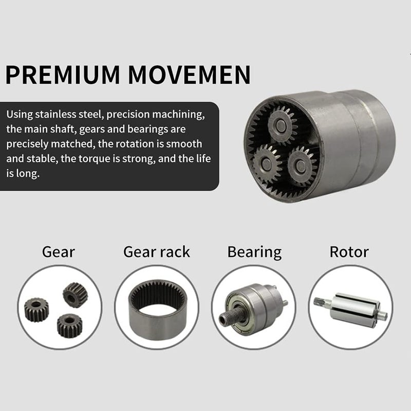 klarako Air Tool Drillpistol Drills, 1/2" Pneumatic Air Drill, 700rpm CW/CCW Handle Type Reversible Variable Speed Drilling Tool Engraving Grinder with 360°Reversible Handle for Furniture, Hardware - Image 2