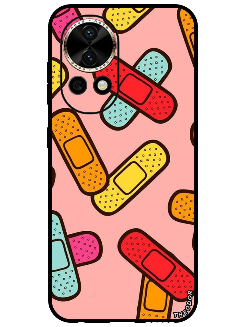 Theodor Protective Case Anti Scratch Shock Proof Bumper Cover For Huawei Nova 12 Pro Patches - Image 1