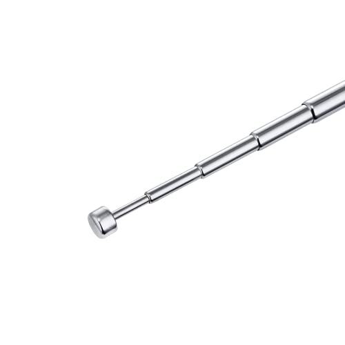 POBADY 2PCS FM Telescopic Antenna DAB Radio Antenna 7 Sections FM Portable Radio Antenna 57.5CM/22.6IN for TV FM/VHF/UHF Stereo DVB-T Reception - Image 3