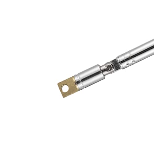 POBADY 2PCS FM Telescopic Antenna DAB Radio Antenna 7 Sections FM Portable Radio Antenna 57.5CM/22.6IN for TV FM/VHF/UHF Stereo DVB-T Reception - Image 4