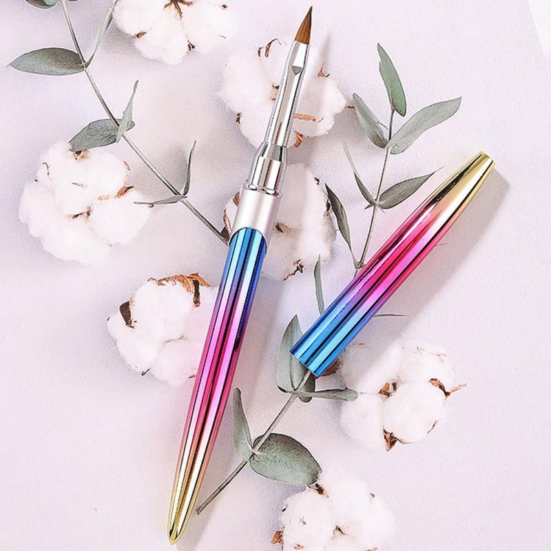 ULTECHNOVO Nail Art Brush Set 3pcs Salon Nail Pen Painting Brush for Manicure Gradient Liner for Professional and Home Use - Image 4