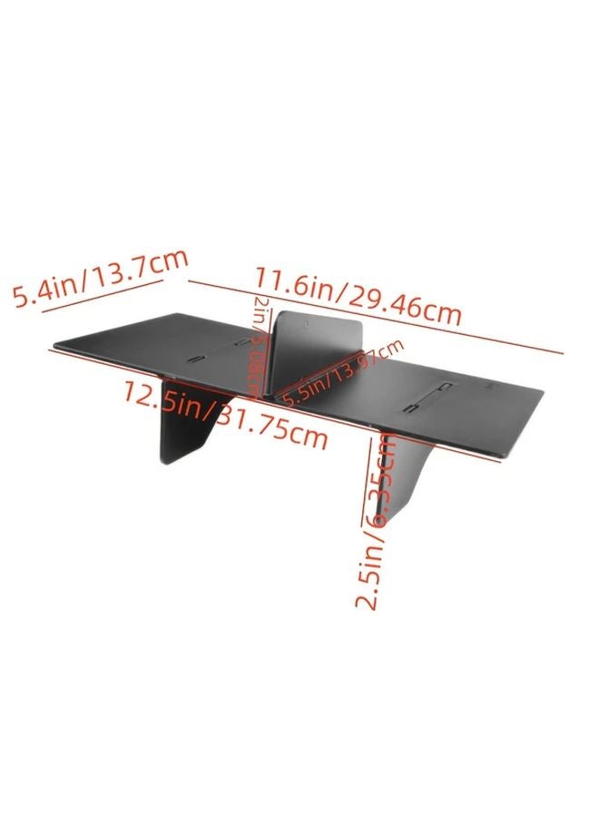 Black ABS Resin Glove Box Storage Box Center Console Tray For Ford Maverick - Image 3
