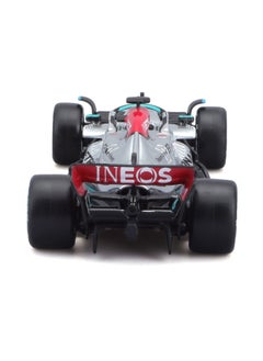 Bburago Bburago 1/43 Mercedes-AMG Petronas F1 W13 (2022) w/Helmet - Authentic Design with Movable Steering & Suspension  - Image 5