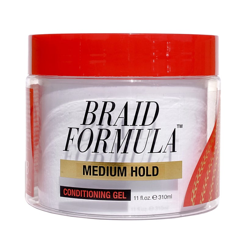 EBIN NEW YORK Braid Formula Conditioning Gel, Medium Hold, 11oz | Great for Braiding, Twisting, Edges, No Residue, No Flaking, Strong Hold, High Shine, Smoothing with Clean & Aloe Vera Scent - Image 1