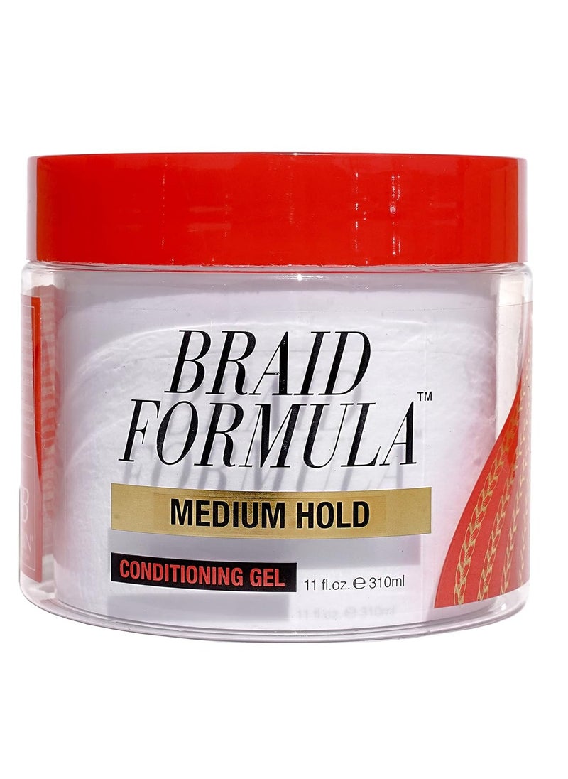 EBIN NEW YORK EBIN NEW YORK Braid Formula Conditioning Gel, Medium Hold, 11oz | Great for Braiding, Twisting, Edges, No Residue, No Flaking, Strong Hold, High Shine, Smoothing with Clean & Aloe Vera Scent  - Image 1