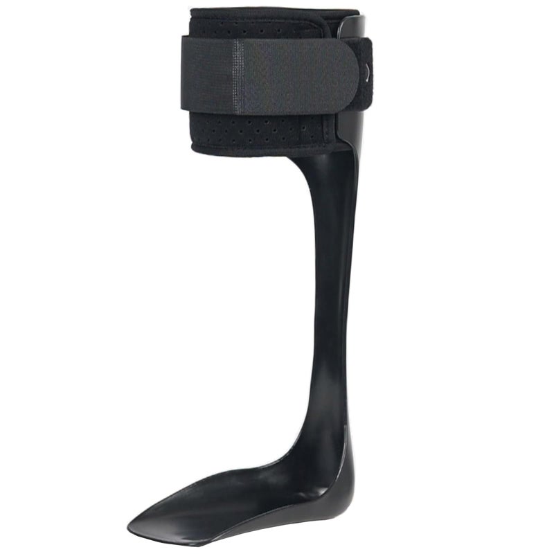 Komzer AFO Drop Foot Brace, Medical Ankle Foot Orthosis, Lightweight Foot Support Stabilizer, Drop Foot Postural Correction Brace for Men and Women (M-Right) - Image 1