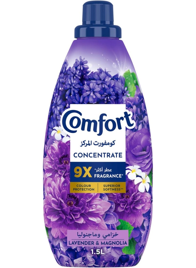 Comfort Concentrated 9X Fragrance Fabric Softener Lavender & Magnolia 1.5L - Image 1