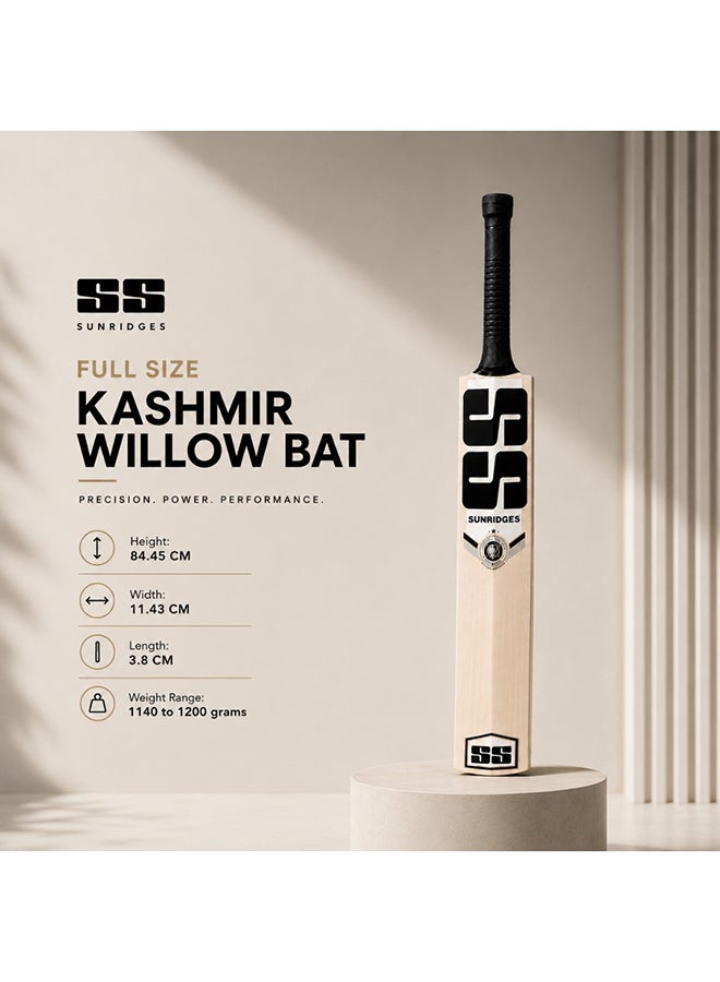 SS Kashmir Willow Bat Full Size for Leather Ball – Premium Cricket Bat for Match & Practice Play - Image 4