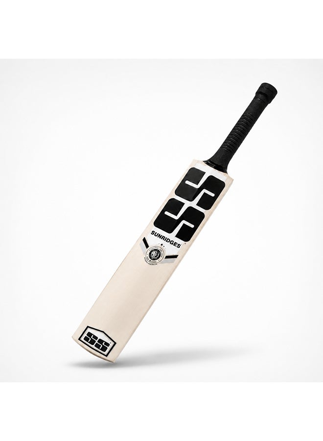 SS Kashmir Willow Bat Full Size for Leather Ball – Premium Cricket Bat for Match & Practice Play - Image 1