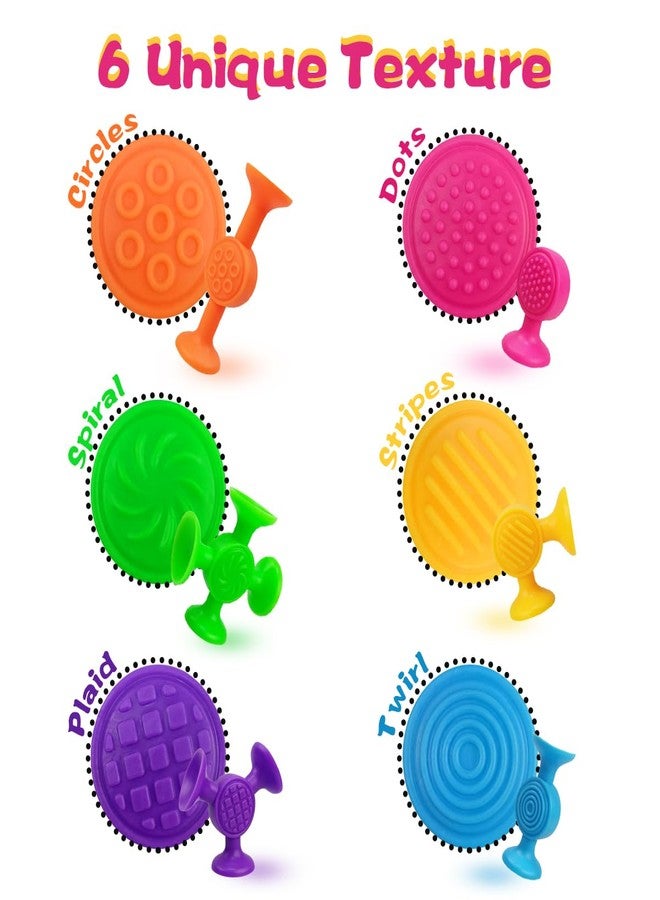 Jofan 12 Pack Suction Cup Bath Toys Texture Sensory Toys for Kids Toddlers Boys Girls Christmas Toys Stocking Stuffers Gifts - Image 2