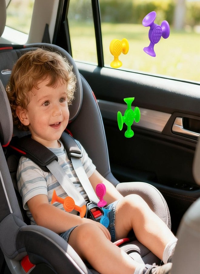 Jofan 12 Pack Suction Cup Bath Toys Texture Sensory Toys for Kids Toddlers Boys Girls Christmas Toys Stocking Stuffers Gifts - Image 4