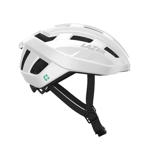 LAZER Tempo KinetiCore Bike Helmet, Lightweight Bicycling Gear for Adults, Men & Women’s Cycling Head Gear, White, One Size - Image 1
