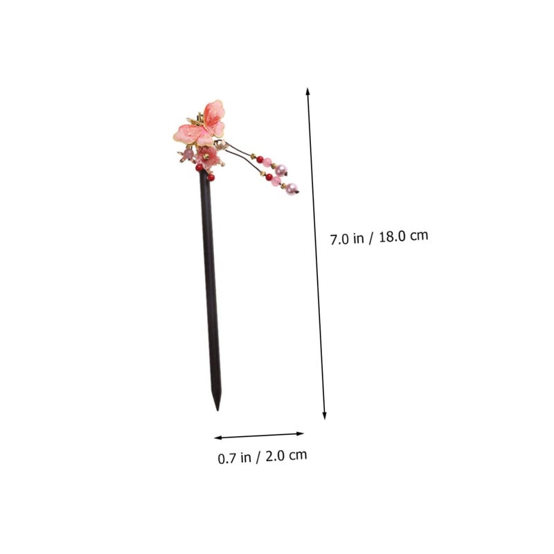 DOITOOL Vintage Flower Hairpin Hair Stick for Women Elegant Retro Hair Chopsticks for Bun Styles for Formal and Casual Occasions - Image 4