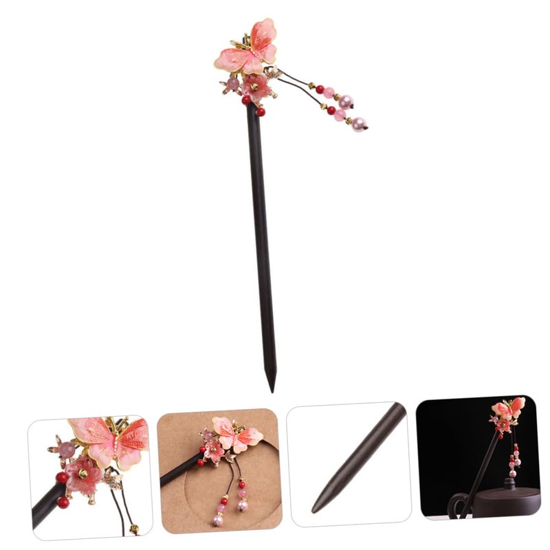 DOITOOL Vintage Flower Hairpin Hair Stick for Women Elegant Retro Hair Chopsticks for Bun Styles for Formal and Casual Occasions - Image 3