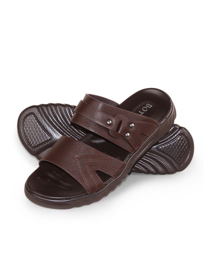 BOTELI Fashionable Designed Sandals Man's Pu Leather Slipper Non Slip Men Shoes  - Image 1