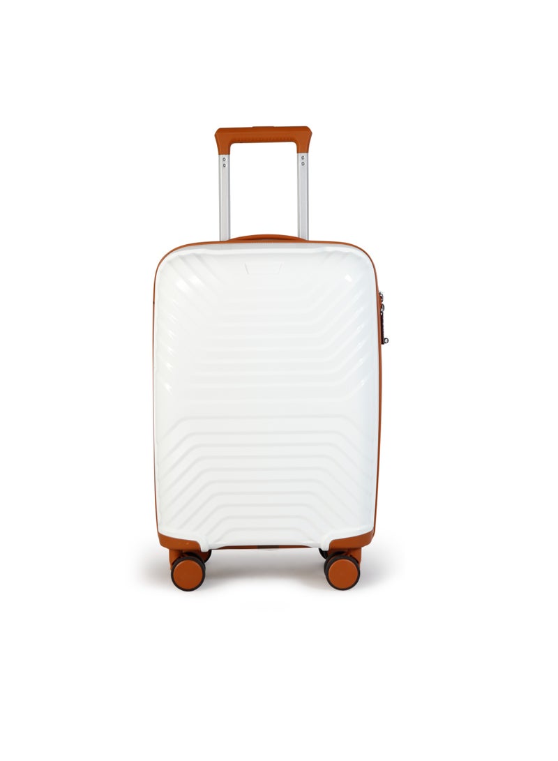 NEWCOM PP Luggage Set 4 Pieces 20/24/28/32 Inch | Lightweight Hard Shell Suitcase | 4 Spinner Wheels | Combination Lock | Travel Luggage Set | Brown, White, Pink, Blue - Image 1