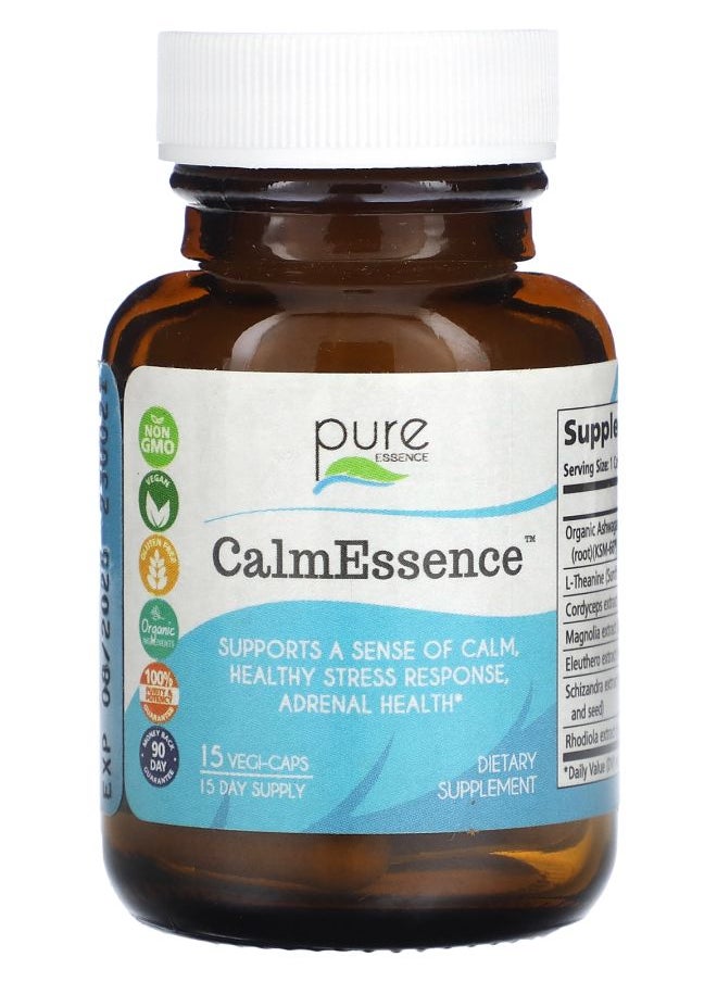 Pure Essence CalmEssence 15 Vegi-Caps 