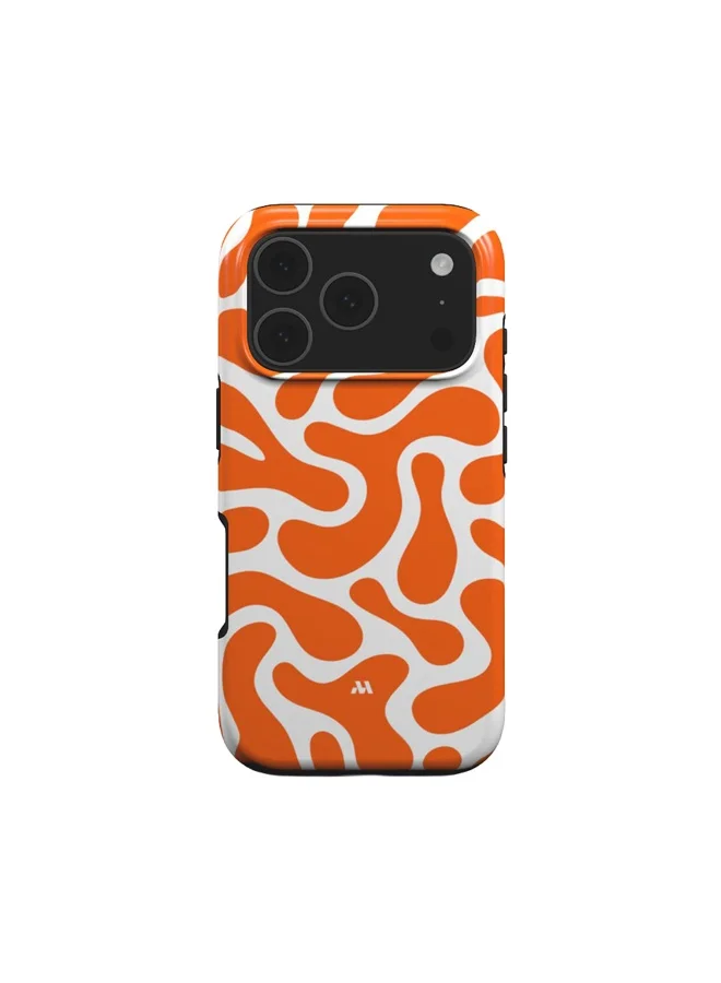 Mobcos Mobcos iPhone 17 Pro Fluid Sunset Premium Case Compatible with Hybrid Dual-Layer Hard Shell + Silicone Protection - Scratch-Resistant Shockproof Mobile Cover