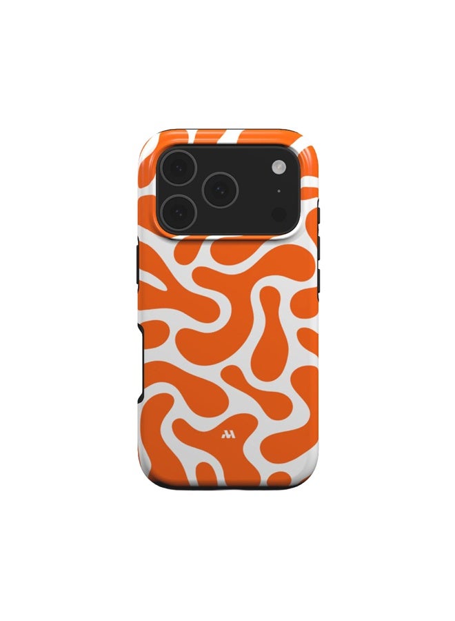 موبكوس جراب Mobcos Fluid Sunset Premium لهاتف iPhone 17 Pro، متوافق مع غطاء صلب مزدوج الطبقات مع حماية من السيليكون - غطاء مقاوم للخدوش والصدمات - Image 1
