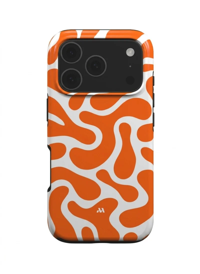 موبكوس جراب Mobcos Fluid Sunset Premium لهاتف iPhone 17 Pro، متوافق مع غطاء صلب مزدوج الطبقات مع حماية من السيليكون - غطاء مقاوم للخدوش والصدمات