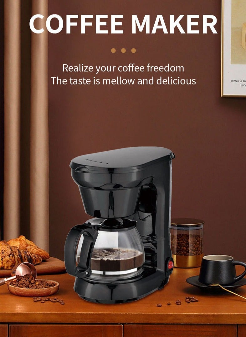 6-Cup Digital Coffee Maker, Programmable, Washable Basket Filter, Sneak-A-Cup, Auto Brew, Water Window, Keep Hot Plate, Black  - Image 2
