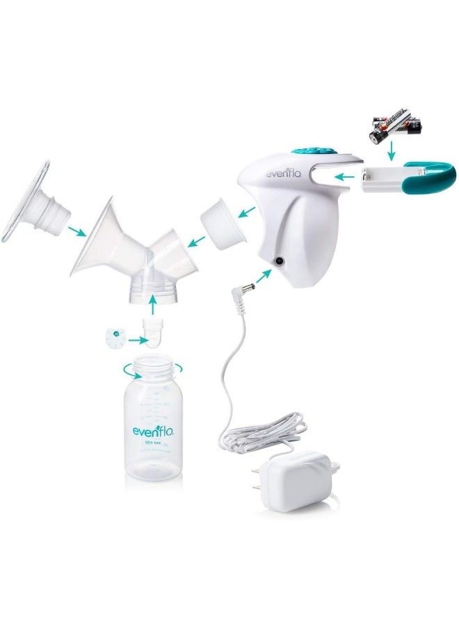 Evenflo Feeding Occasional Use Closed System Advanced Single Electric One-Handed Breast Pump - Image 3