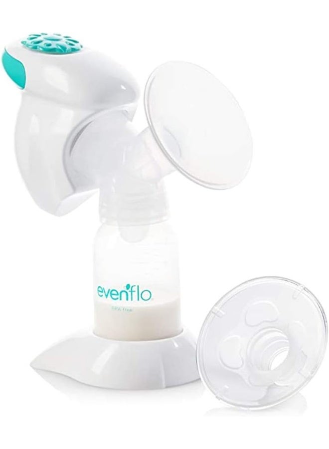 Evenflo Feeding Occasional Use Closed System Advanced Single Electric One-Handed Breast Pump - Image 1